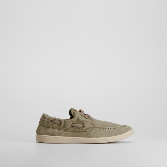 Zapatilla lona nรกutico beige NYC