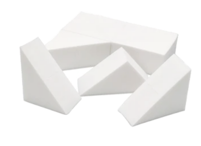 Elan Makeup Studio 8 Piece Latex Free Sponge Block for Professional Application