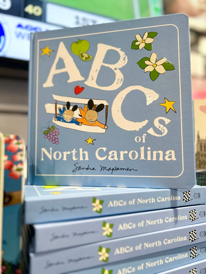 ABCs of North Carolina Blue Children's Book - Detail View - Sourcebooks