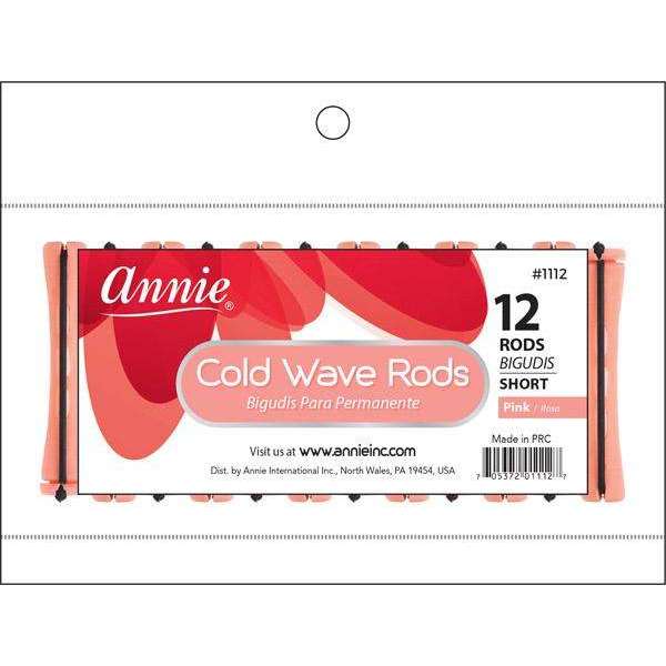 Annie Cold Wave Rods Short 5/16 Inch, 12 Count, Pink