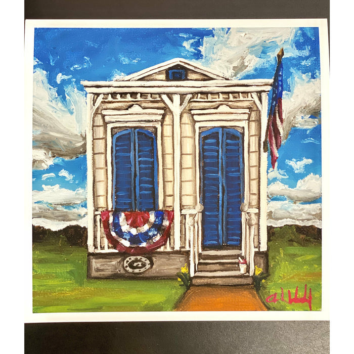 Ashley Wachal "Fourth of July Shotgun" Print