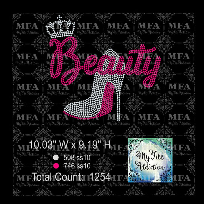 Beauty Rhinestone Digital Download File