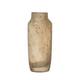 Beige Glass Vase