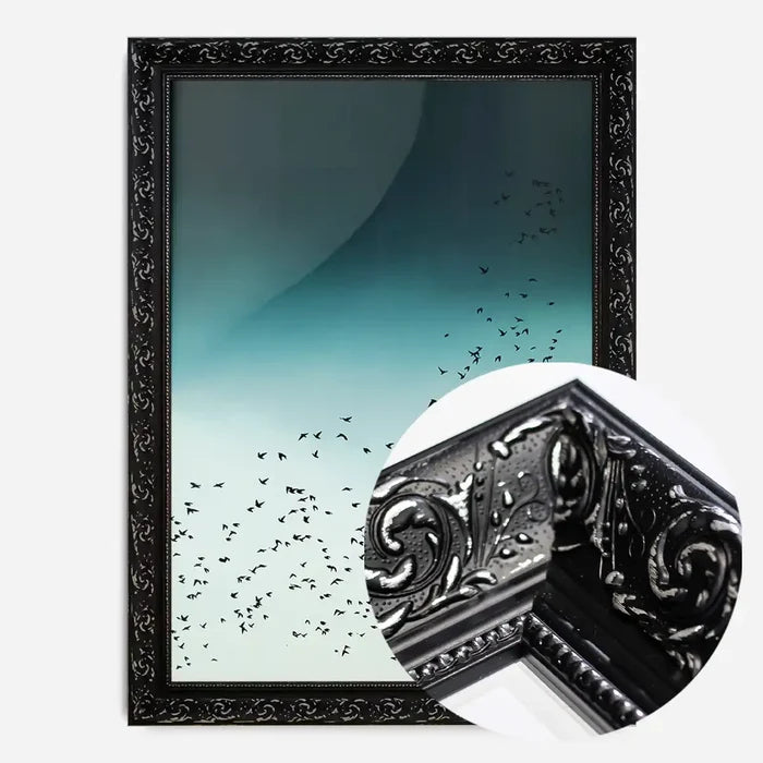 21x30cm | 8¼ x 11¾in / Black Ornate Frame