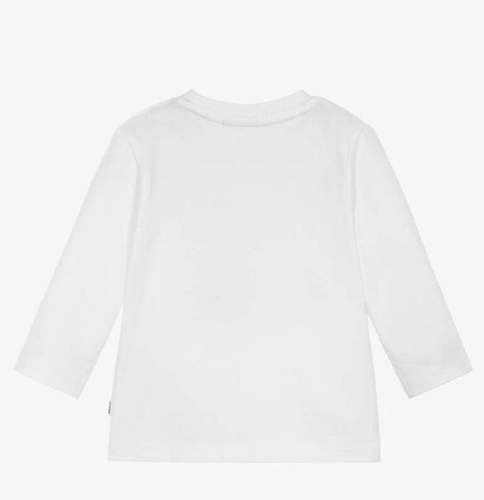 BOSS Logo-print long-sleeve T-shirt