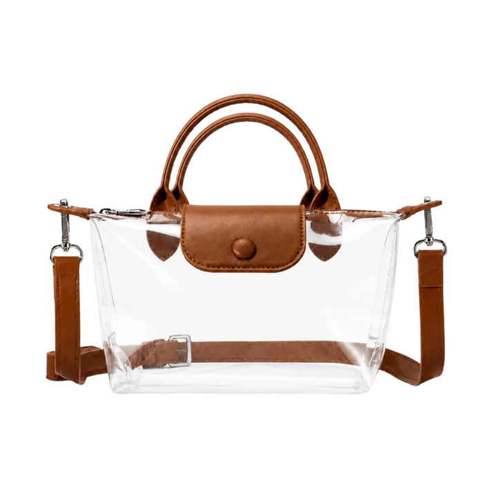 Brown Jelly Crossbody Bag - Main View - Sweetkama
