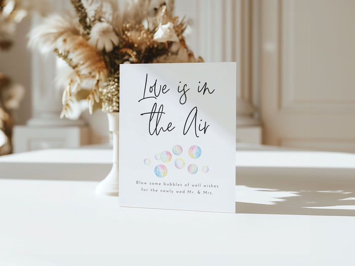 Bubbles Sign