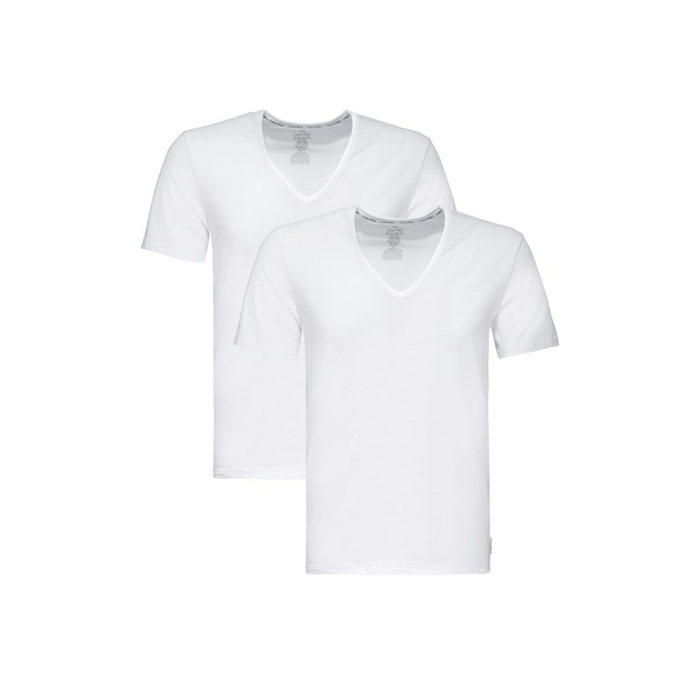Calvin Klein Underwear 2 pack V-Neck in White