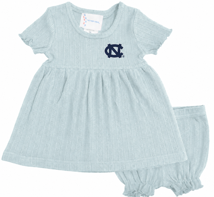 Carolina Tar Heels Baby Dress and Bloomers - Main View - Two Feet Ahead