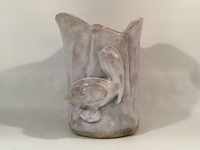 Ceramic Pelican Utensil Holder