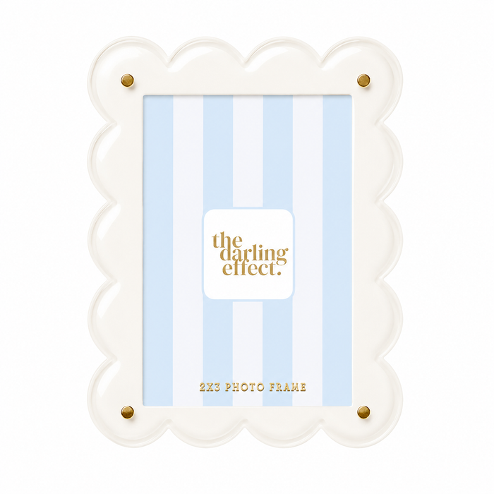 Clear Mini Acrylic Picture Frame Magnet - Main View - the Darling Effect