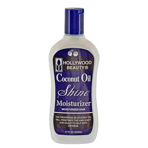 Coconut Oil Shine Moisturizer 12oz by HOLLYWOOD BEAUTY