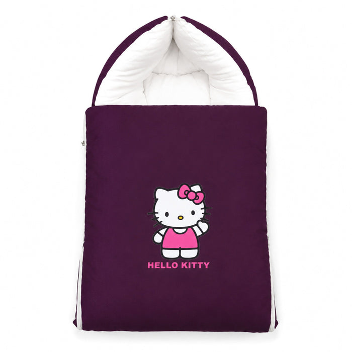 Cotton - Hooded Carry Nest - Purple - Hello Kitty - 26