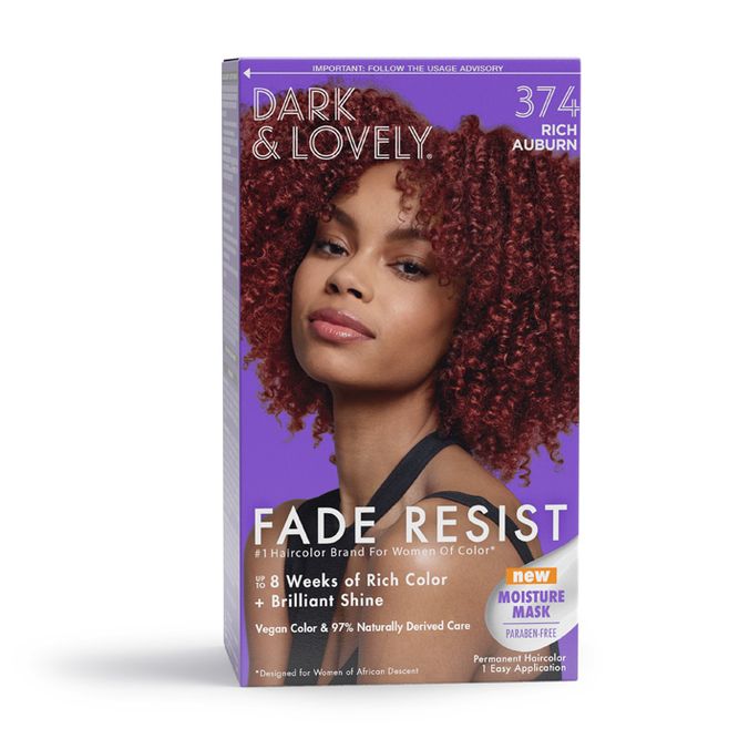 Dark & Lovely Fade Resist Rich Conditioning Hair Color 374 - Rich Auburn