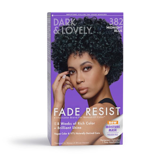 Dark & Lovely Fade Resist Rich Conditioning Hair Color 382 - Midnight Blue
