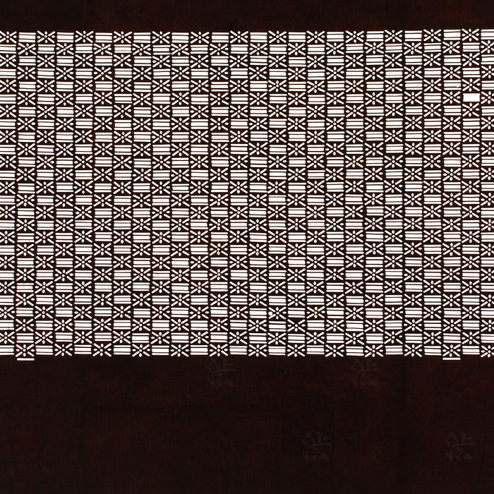 Edo Komon Katagami | Japanese Lacquered Paper Stencil