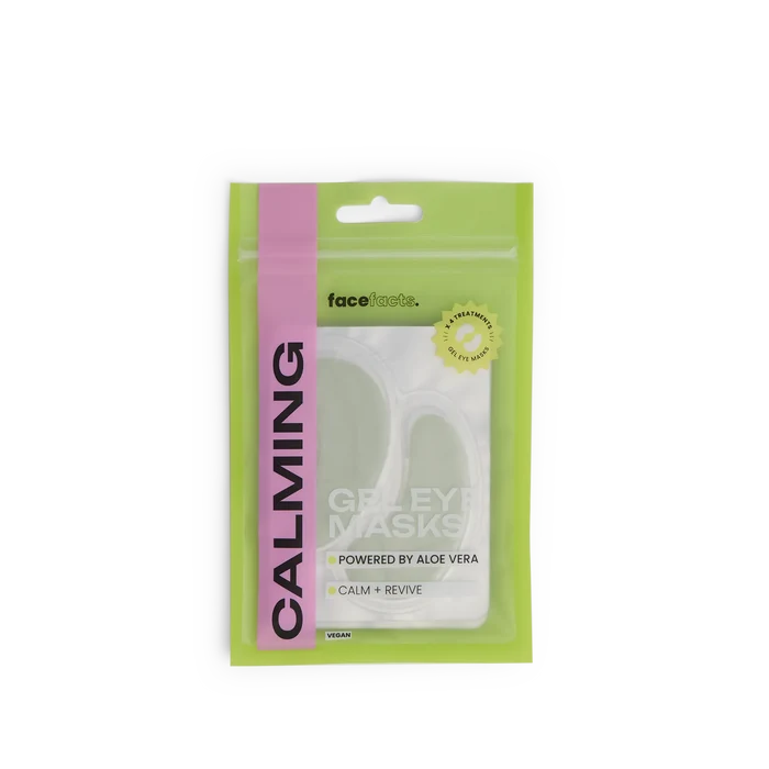 Face Facts Calming Aloe Vera Gel Eye Patches 4Pk