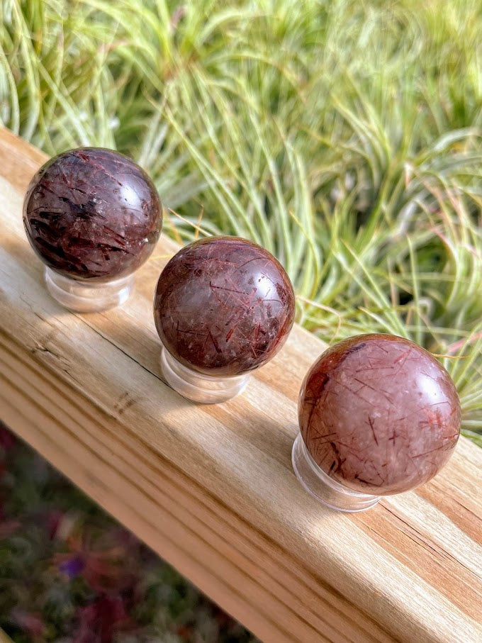 Fire Quartz Mini Sphere
