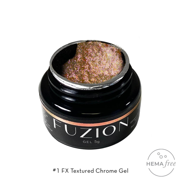 FX Textured Chrome Gel | Shade #1 - 5g Jar | Fuzion