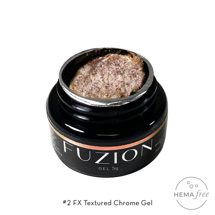 FX Textured Chrome Gel | Shade #2 - 5g Jar | Fuzion