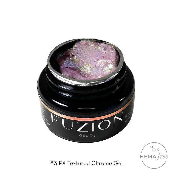 FX Textured Chrome Gel | Shade #3 - 5g Jar | Fuzion