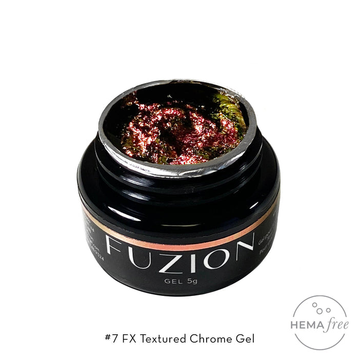 FX Textured Chrome Gel | Shade #7 - 5g Jar | Fuzion