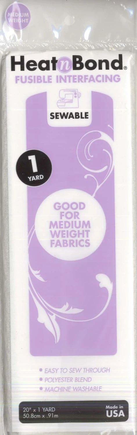 HeatnBond Fusible Interfacing MEDIUM WEIGHT