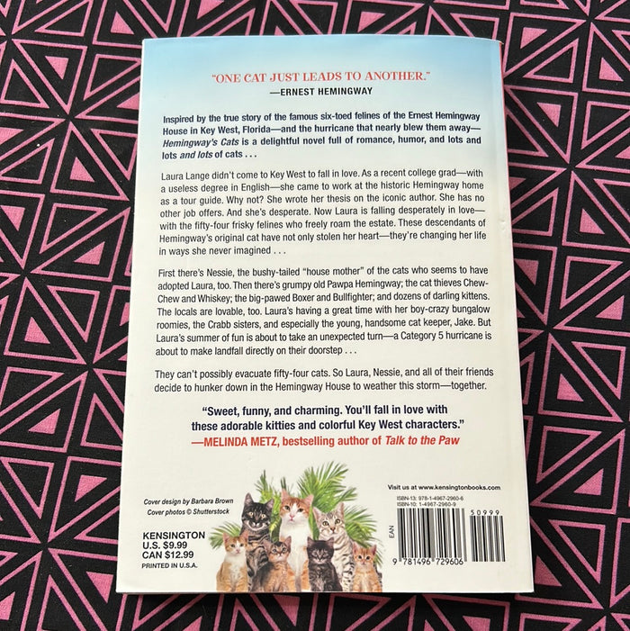 Hemingway’s Cats: A Novel about Cats and Other Forces of Nature by Lindsey Hooper