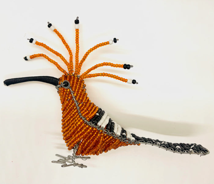 Hoopoe (Large) - Beaded Bird