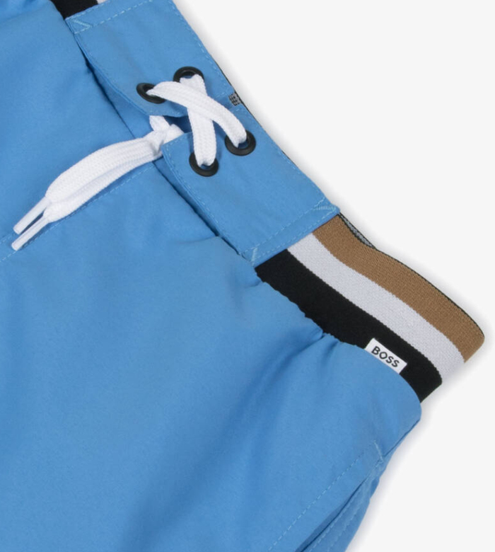 HUGO BOSS Boys Blue Swim Shorts