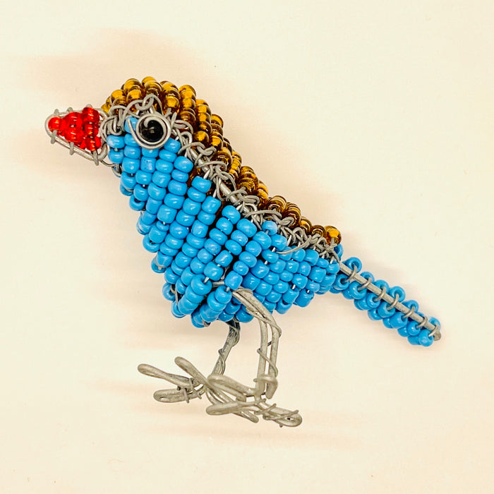 Waxbill (Small) - Beaded Bird