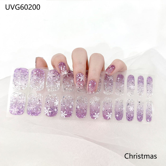 ins UV gel nail sticker UVG60200