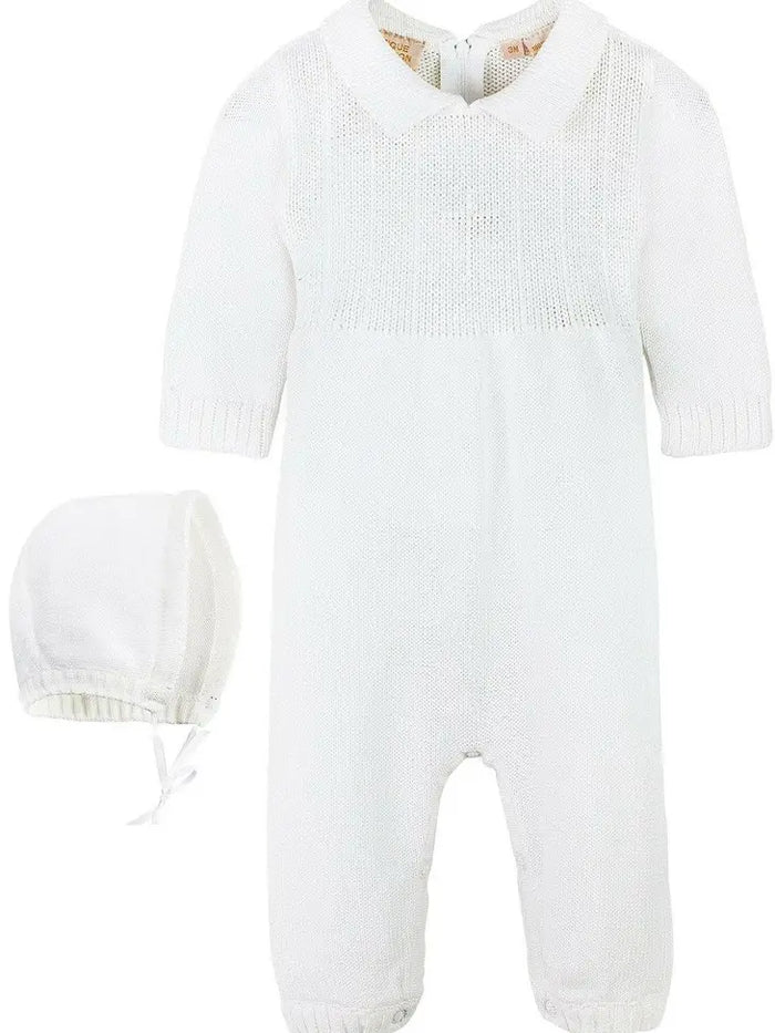 Julius Berger Boy Christening Outfit w/ Hat