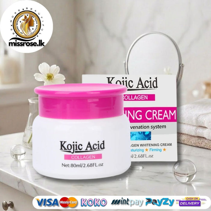 Kojic Acid COLLAGEN WHITENING CREAM (80 ml)