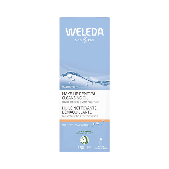 150ml box of Weleda Make-Up Removal Cleansing Oil.