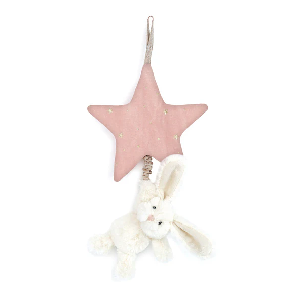 Mon Ami Music Pull Bunny Star Pink Baby in at Wrapsody