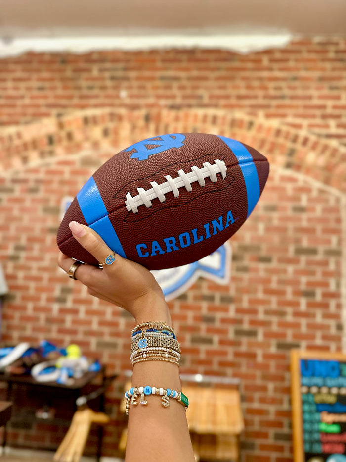 North Carolina Tar Heels Logo Gold Stack Ring
