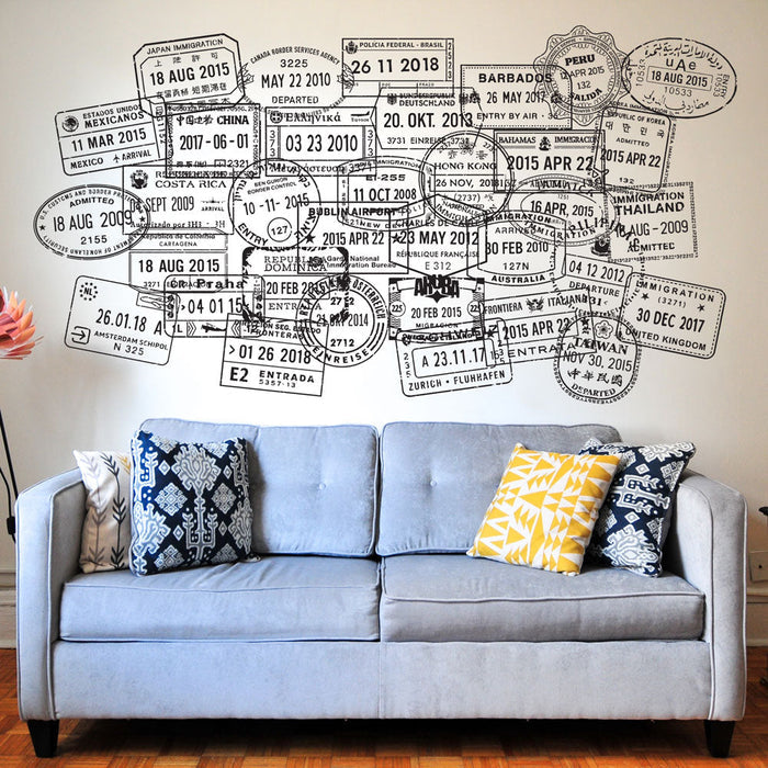 Passport Stamp Decal - Turkmenistan Conquest Maps LLC