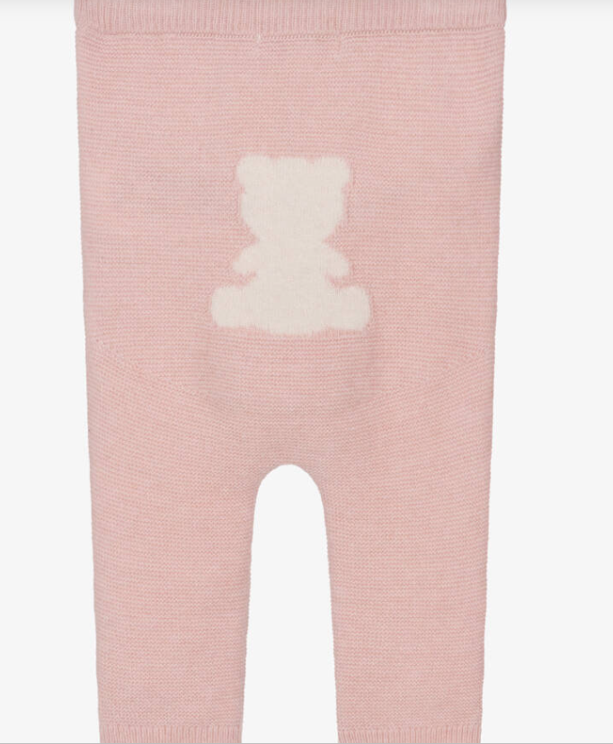 PATACHOU Baby Girls Pink Merino Wool & Cashmere Knit Set