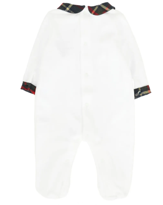 PATACHOU embroidered collar babygrow