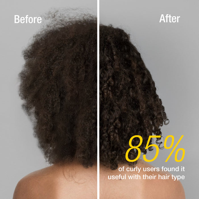 Before and after detangling