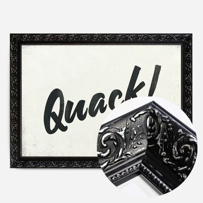 21x30cm | 8¼ x 11¾in / Black Ornate Frame
