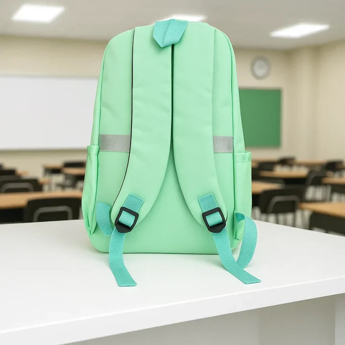 School Bag - Green - Clouds - DW19