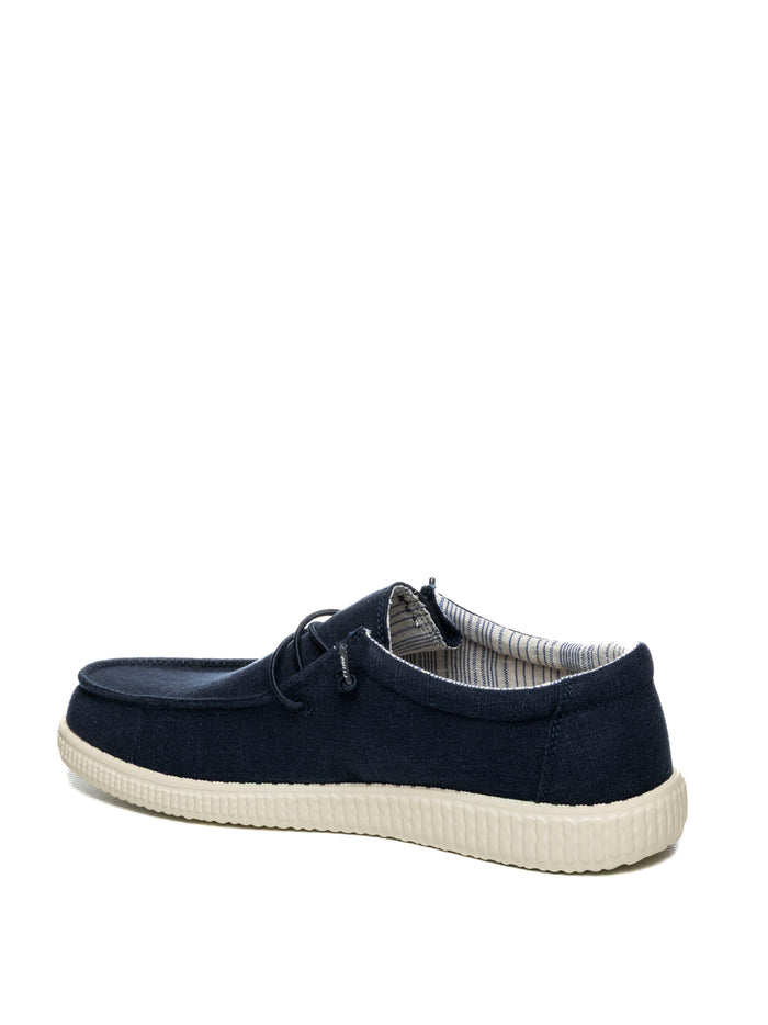 PITAS slipon linen blu LINEN TESSUTO-MARINO