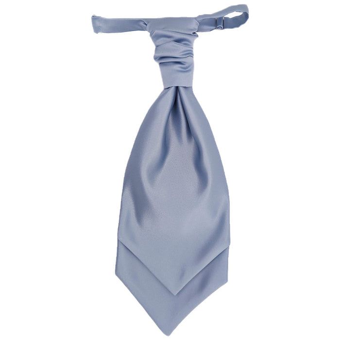 Smokey Blue Boys Wedding Cravat
