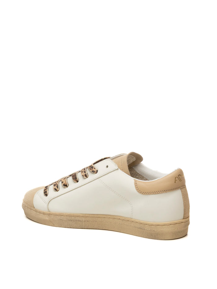 AMA BRAND DELUXE Sneaker snk bianco/animalier SNK D 4504-BIA/ANIM