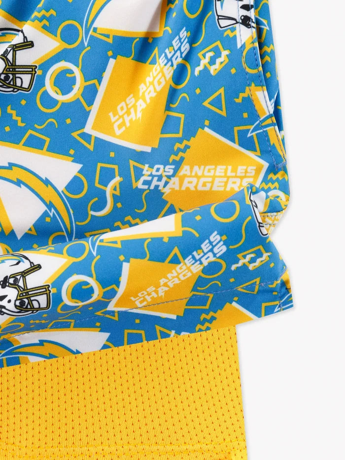 The Chargers Game Day Fit (Boys Classic Lined Trunk) - Image 3 - Chubbies Shorts