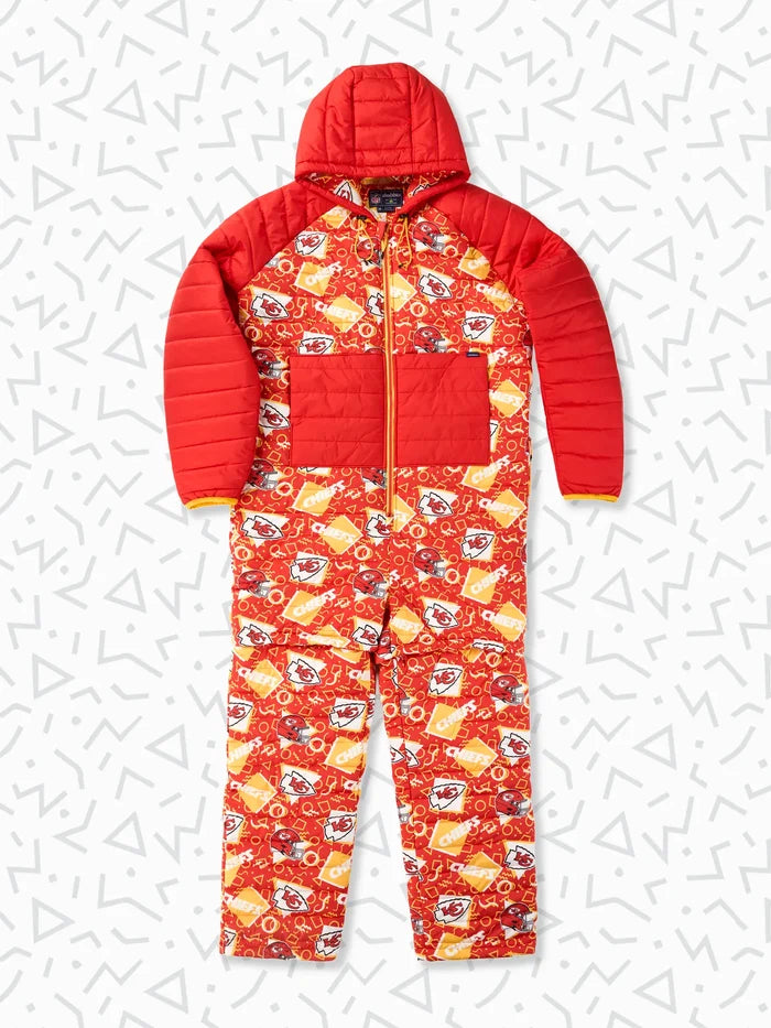 The Chiefs Game Day Fit (NFL Puffer Chubbsie) - Image 1 - Chubbies Shorts