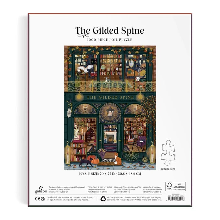 The Gilded Spine | 1,000 Piece Jigsaw Puzzle