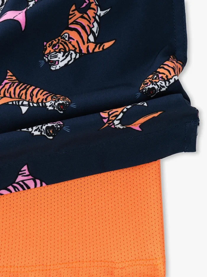The King of the Seas (Boys Lined Classic Swim Trunk- Shorter) - Image 6 - Chubbies Shorts